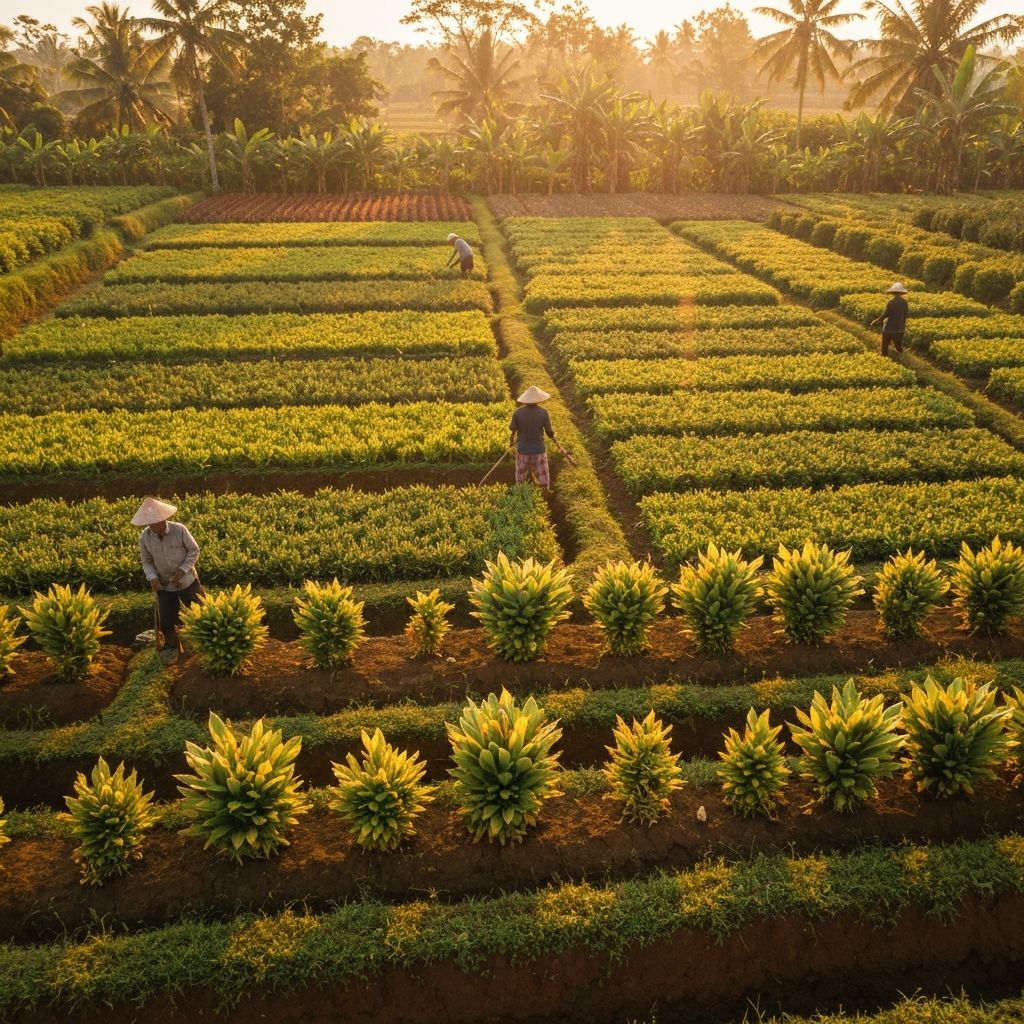Herb cultivation in Indonesia